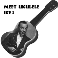 Ukulele Ike from a 1930s magazine